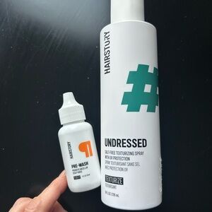 Hairstory Undressed Texturizing Spray and Pre-Wash